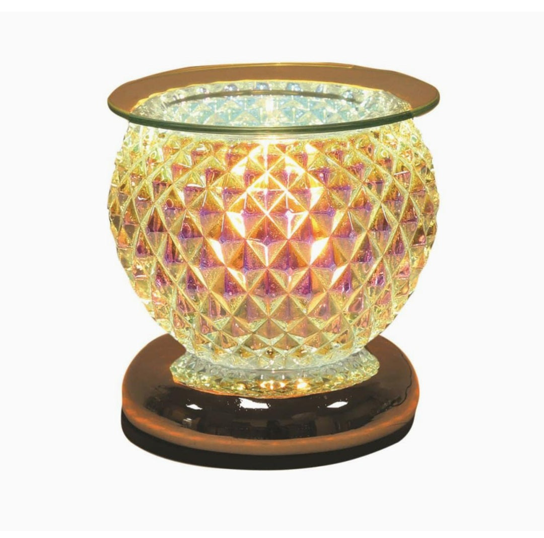 Electric Wax Melt Burner Touch - Glass Lustre  -  Plus 15 Melts