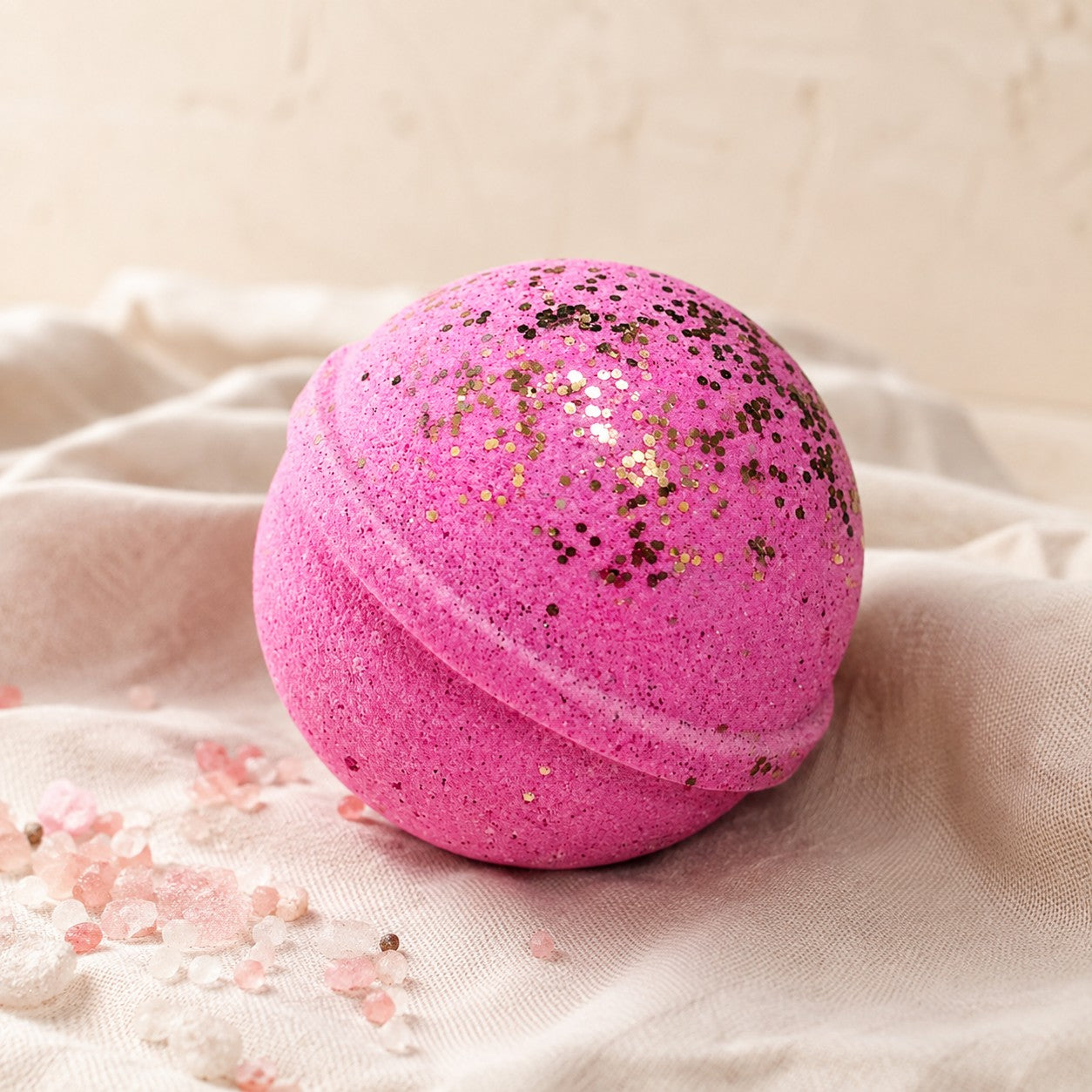 Glitter bath bomb