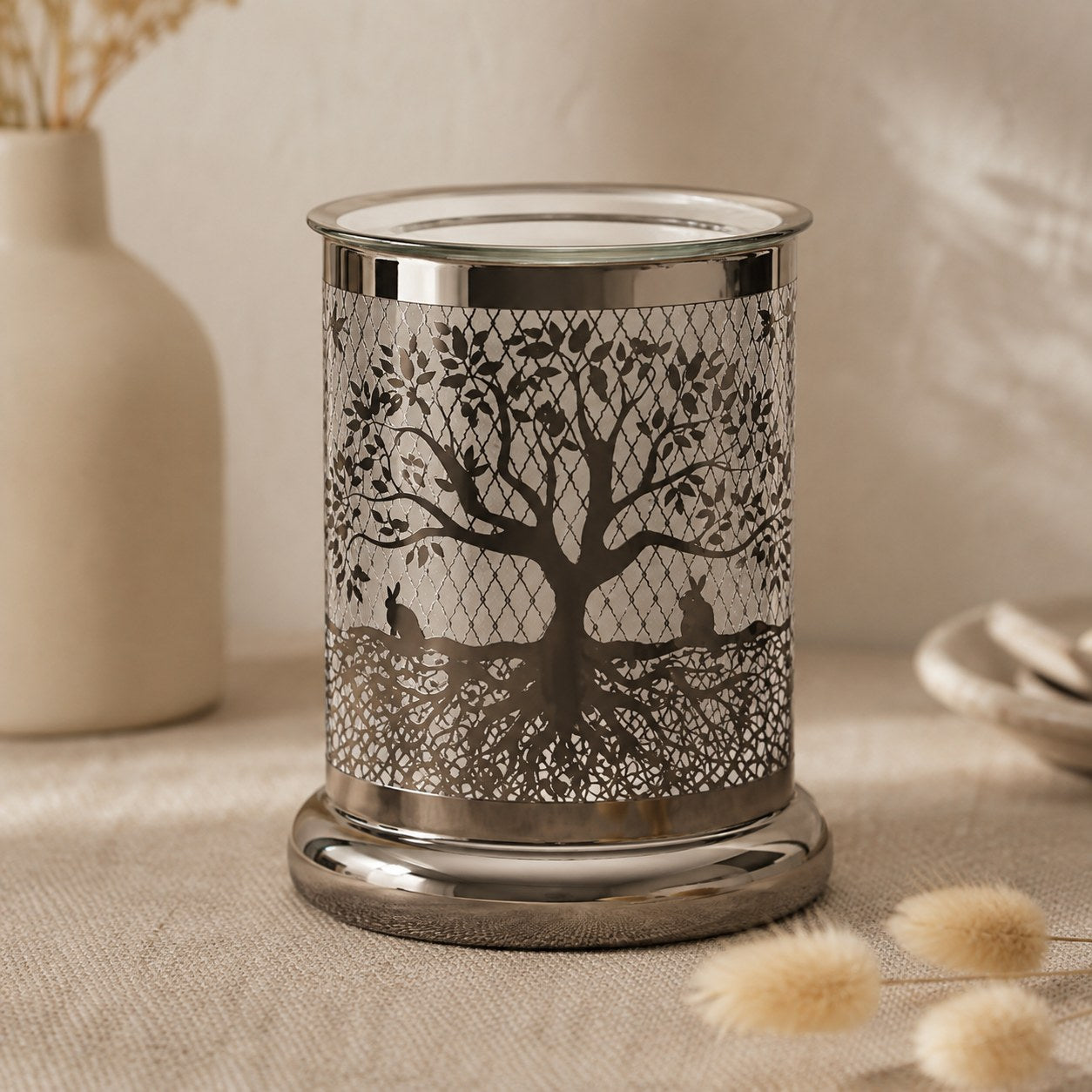 Tree of Life silhouette electric wax melt burner