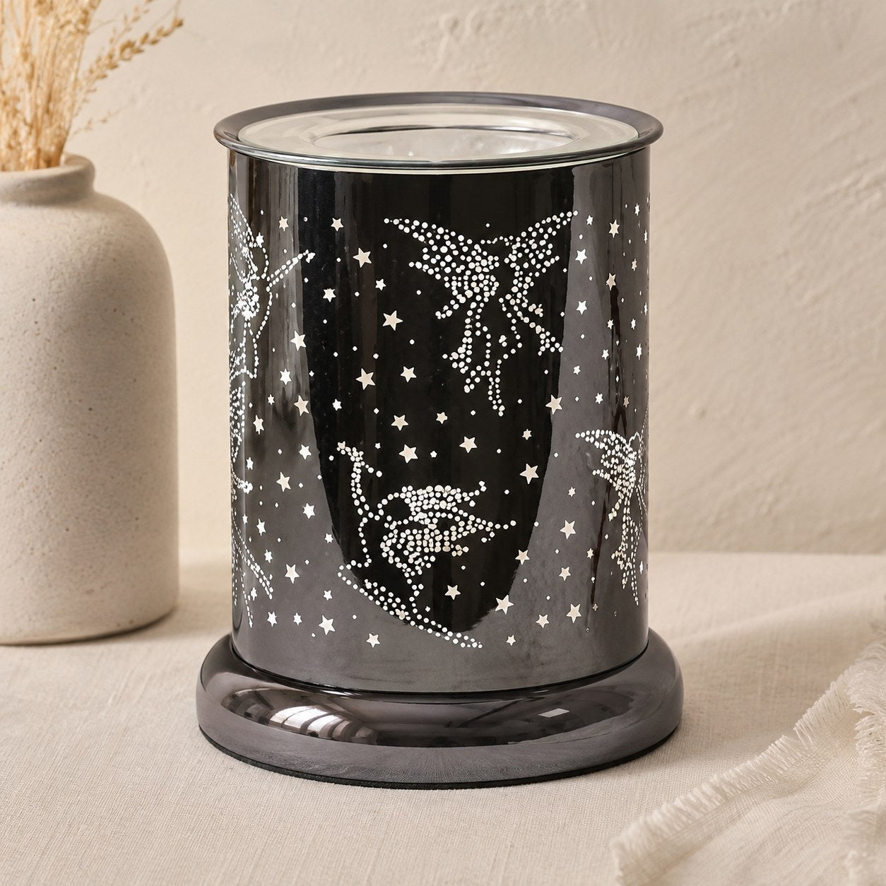 Fairy silhouette electric wax melt burner