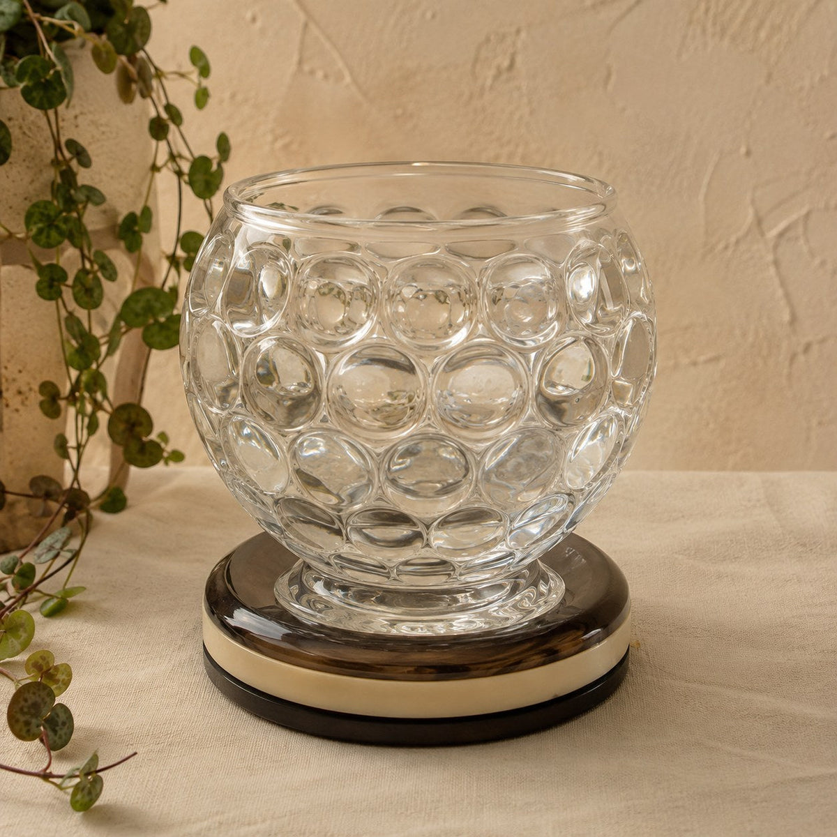 Glass lustre electric wax melt burner