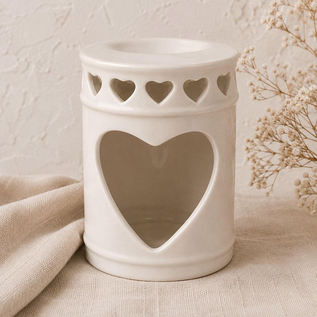 Heart cut out wax melter