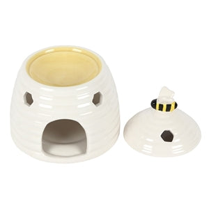 White Beehive Burner 14cm - Comes with 15 Melts