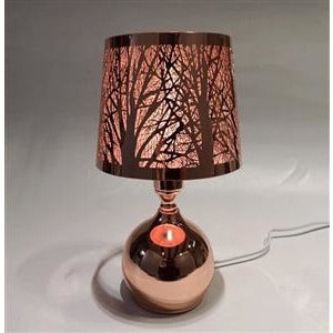 Rose Gold Touch Sensitive Aroma Lampshade 27cm -  Plus 15 Melts