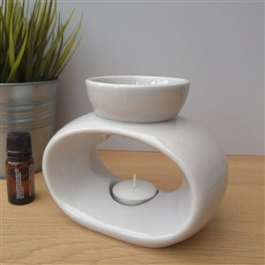 Grey Elegance Ceramic Wax Melter - Plus 15 melts