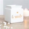 WHITE FAMILY  CUT OUT OIL BURNER-  Plus 15 Melts