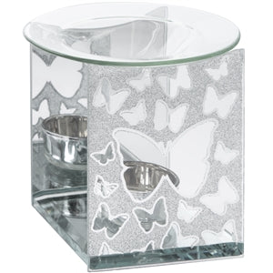 Scented Living - Silver Glitter Butterflies -  Plus 15 Melts