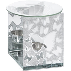 Scented Living - Silver Glitter Butterflies -  Plus 15 Melts