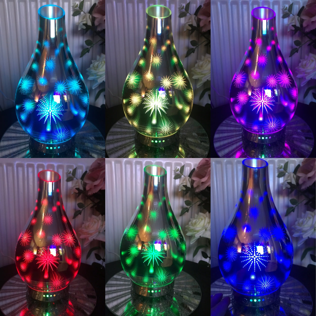 Firework 3D  desire aroma colour changing fragrance  diffuser
