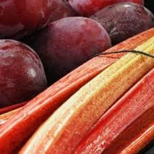 Rhubarb and Plum Melts