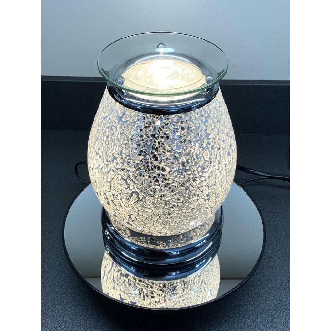 Jupiter Mosaic Electric Touch Lamp Burner -  Plus 15 Melts.