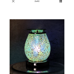 Mars Mosaic Electric Touch Lamp Burner -  Plus 15 Melts.